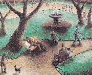 Peter Purves Smith The Park oil on canvas